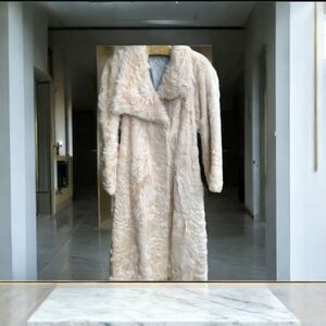 Nice Full Length Fur Coat 76”Sweep Wide Upper Arms